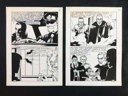 Magnus, Bunker - 2 Original page - Satanik - L’inviato di Myorek - 1970 | Catawiki