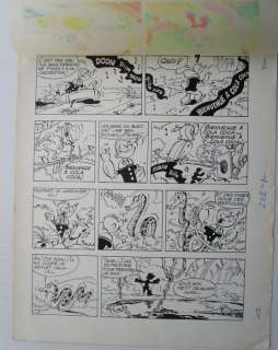 Studio Segar - Original Page (p.23) + color guide - Popeye - 1 Page originale | Catawiki