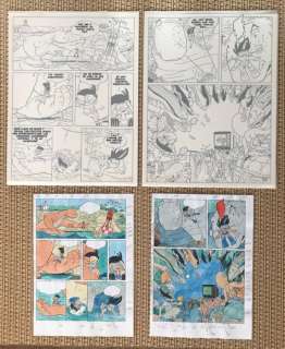 Torres, Daniel - 2 Page originale + 2 pages couleurs originales - Tom - 1996 | Catawiki