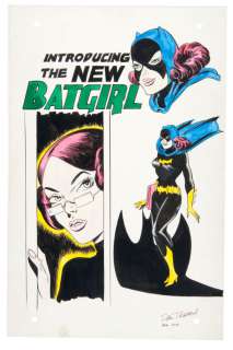 BATGIRL ORIGINAL SPECIALTY ART BY SAL TRAPANI. | Hake’s
