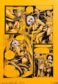 Nik Guerra - 1 Original colour page - Il Giallo del fumetto Nero - “Lucrezia” tavola 40 - 2023 | Catawiki