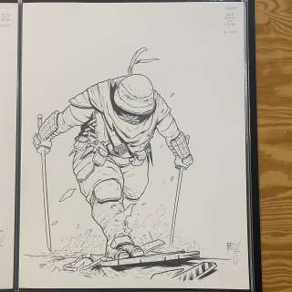 Ben Bishop | NECA - LEONARDO - ACTION FIGURE PACKAGING - (ORIGINAL ART) | Ben Bishop