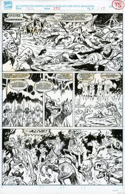 Esteban Maroto | Savage Sword of Conan n.232 p.17 (Marvel) | Pop Art Collector