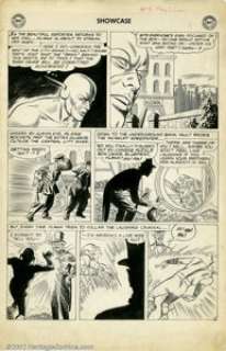 Carmine Infantino - Original Art for Showcase #8 (DC, 1957). From the earliest days of comics’ Silver Age comes - | Heritage