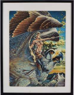 LIDWINE (Dominique) - Superbe illustration en couleurs directes… | misc / divers