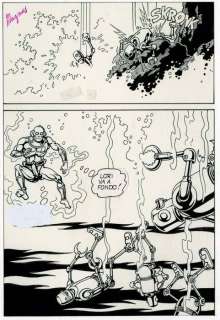 Magnus 62/69 - Necron - tavola originale splash page + cofanetto 7 volumi - (1981) | Catawiki