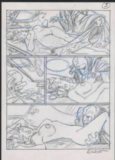 Azpiri, Alfonso - Lorna Bethlehem Steele pg 3 prelim - 1 art original - 2002 | Catawiki