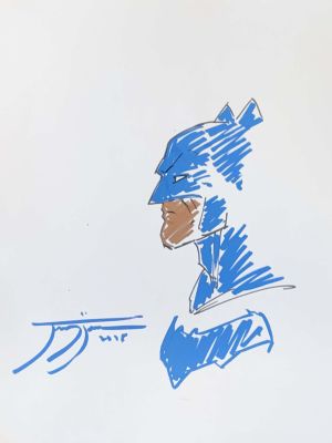Batman Color Sketch by Jorge Jimenez
