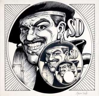 Solé, Jean (Né En 1948) | SOLÉ, Jean SUPERDUPONT. Encre de chine pour ce dessin publicitaire réa | Coutau Bégarie