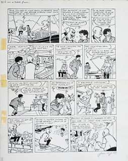 Tibet - 1 Original page - Chick Bill T33 - Le Roi d’Eclosh - 1972 | Catawiki