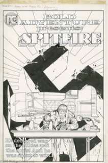Mike Kaluta - Bold Adventures #3 Cover Original Art (Pacific Comics, 1984). Spitfire mapped out his assault on both -