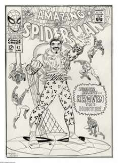 Mike Esposito - Amazing Spider-Man #47 Cover Recreation Original Art (undated). Ace inker Mike Esposito has - | Heritage