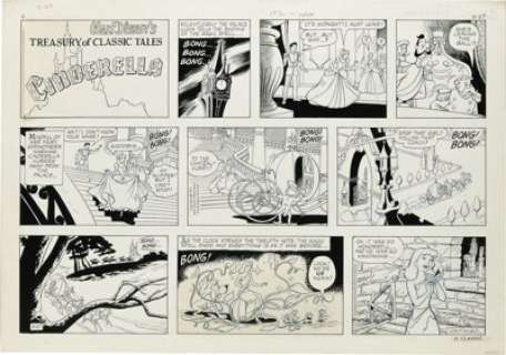 Mike Arens - Walt Disney‘s Treasury of Classic Tales Sunday Comic Strip Original Art, dated 5-27-73 (Disney, 1973). -