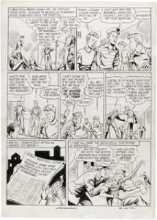 Pierce Rice and Arturo Cazeneuve (attributed) - Green Hornet #16 Complete 10-page Story "The Sensational Case -