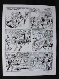 Forton | Original page  - Bob Morane  - Les Mangeurs d’Ã¢mes (2005) | Catawiki