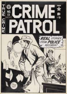 Johnny Craig - Crime Patrol #13 Cover Original Art (EC, 1949).  "Ho-ho-ho --- who’s got the last laugh - | Heritage