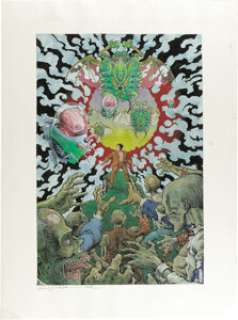 Michael Dubisch - "Zombies and Aliens" Illustration Original Art (1992). Zombies and aliens -- what more -