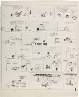 George Herriman - Krazy Kat Sunday Comic Strip Original Art (King Features Syndicate, circa 1920). The classic - | Heritage