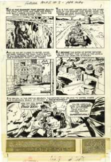 Jack Kirby and Mike Royer - The Forever People #8, Complete 26-page Story "The Power" Original Art - | Heritage
