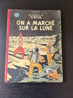 Tintin T17 - On a marché sur la lune (B11) - C - 1 Album - Première édition belge - 1954 | Catawiki