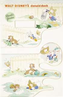 Hank Porter Donald‘s Garden Donald Duck Illustration Original Art (Good Housekeeping, 1942). This tale of a -