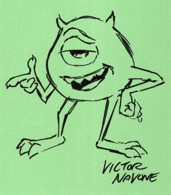 Victor Navone | Navone - Mike Wazowski | ComicArtFans Classifieds