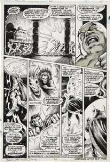 Frank Brunner and "Crusty Bunkers" Marvel Premiere #10 Dr. Strange page 15 Original Art (Marvel, -