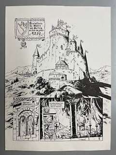 Rahir, Jeanine - 1 Original page - Chevalier Walder T6 - Le Chevalier teutonique - 2002 | Catawiki