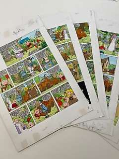 Ranson, Arthur - 6 Original page - Alias the Jester - The Super Fast Chariot - 1986