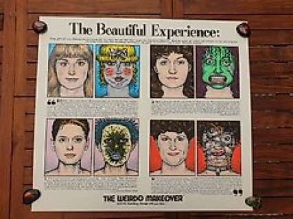 Crumb, Robert - 1 sérigraphie rehaussée d’aquarelle - The Beautiful Experience - The Weirdo Makeover - 1983 | Catawiki