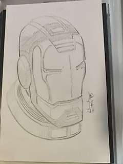 John Romita Jr. - 1 Original drawing - Iron Man - 2024 | Catawiki
