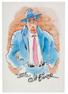 WILL EISNER â€œTHE SPIRITâ€ SPECIALTY FULL COLOR ORIGINAL ART. | Hake’s