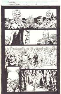 Scott Hanna, Tom Raney - Annihilation: Conquest #4 P.13 - Ronan the Accuser - 2008 Signed