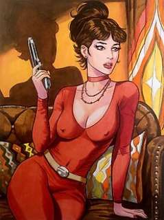 Candita, Giuseppe - 1 Original colour drawing - Modesty Blaise | Catawiki