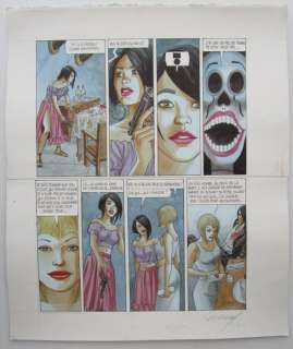 Renaud - 1 Original colour page - Jessica Blandy - La Route de Jessica T2 - Piment rouge - 2009 | Catawiki