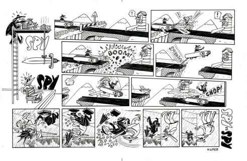 Peter Kuper | Spy vs Spy: "Swiss Army" | Peter Kuper