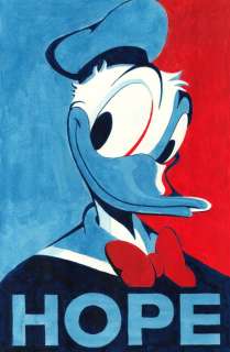 Jordi Juan Pujol - Vote Donald Duck - Original Painting | Catawiki