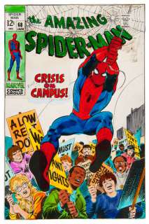"THE AMAZING SPIDER-MAN" ORIGINAL MARIE SEVERIN COLOR GUIDE LOT. | Hake’s