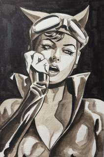 Candita, Giuseppe - 1 Original colour drawing - Catwoman - 2024 | Catawiki