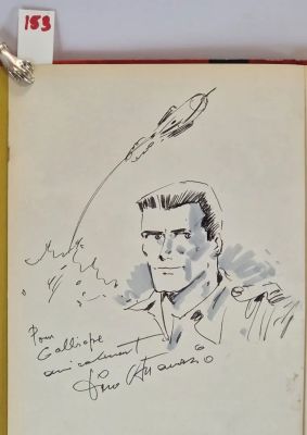 Lot 153 - Dédicace : Henri Vernes : Bob Morane et l’oiseau de feu E.O.… | misc / divers