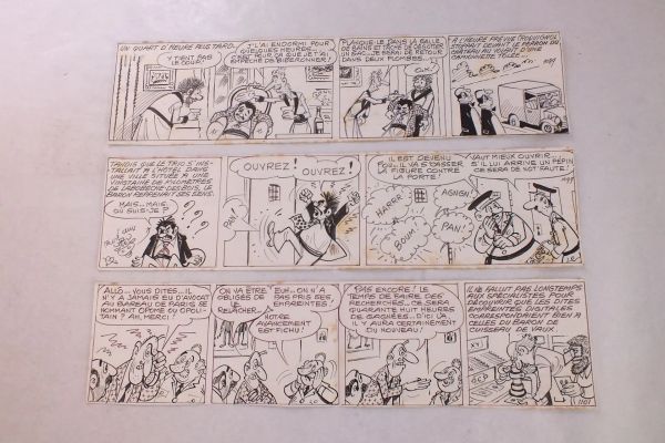 Lot 104 - [PELLOS (René)] - Lot de 18 planches originales des… | misc / divers