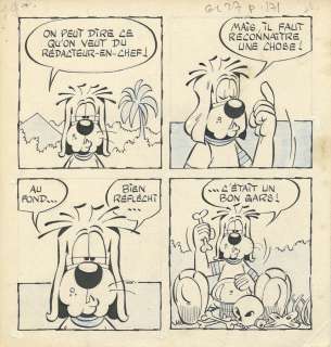 Gotlib-Dufranne | Gai-Luron, planche n°171 Ã  l’encre de Chine et… | Millon
