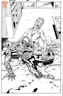 Sean Chen Scott Hanna - The Sensational Spider-Man #32 Pg 22 Splash (Marvel, 2006)