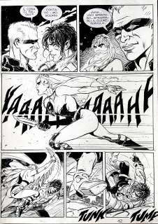 Massimo Rotundo - Original page for Brendon n. 1. Cm. 25x35. Ink. Mint