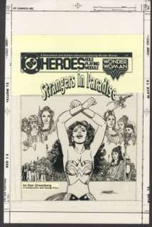 George Perez - DC HEROES - WONDER WOMAN: STRANGERS IN PARADISE #0 Cover | ComicConnect
