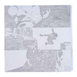 Marvel’s Daredevil (T.V. Series, 2015 - 2018) - Hand-Drawn Joe Quesada Times Square Billboard Artwork | Propstore