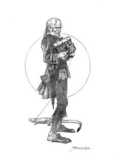 Creepy by Sanjulian - Original Pencil Drawing - Hand Signed | Catawiki