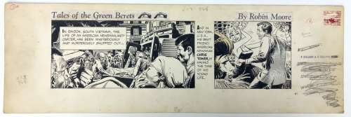 Joe Kubert - TALES OF THE GREEN BERET STRIP ART #1 Strip Art