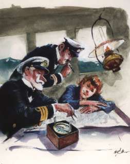 Follet, René | Original gouache  - Steven Séverin  - La mission du E5  - (années 80) | Catawiki