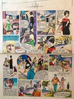 Juillard, Claude-Henri - 2 Original colour page - Valerie et la sauvageonne - 1961